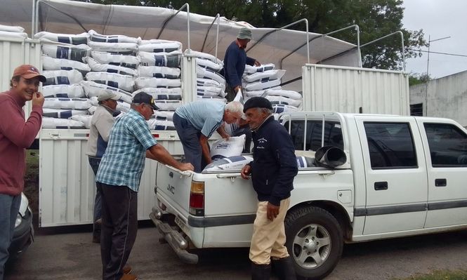 Raciones: distribución en Canelones tras compra conjunta.