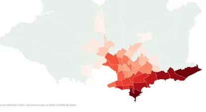 Los barrios más caros y más baratos para alquilar y comprar apartamentos