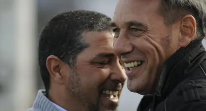 Ramos y Vivaldo, colegas sonrientes