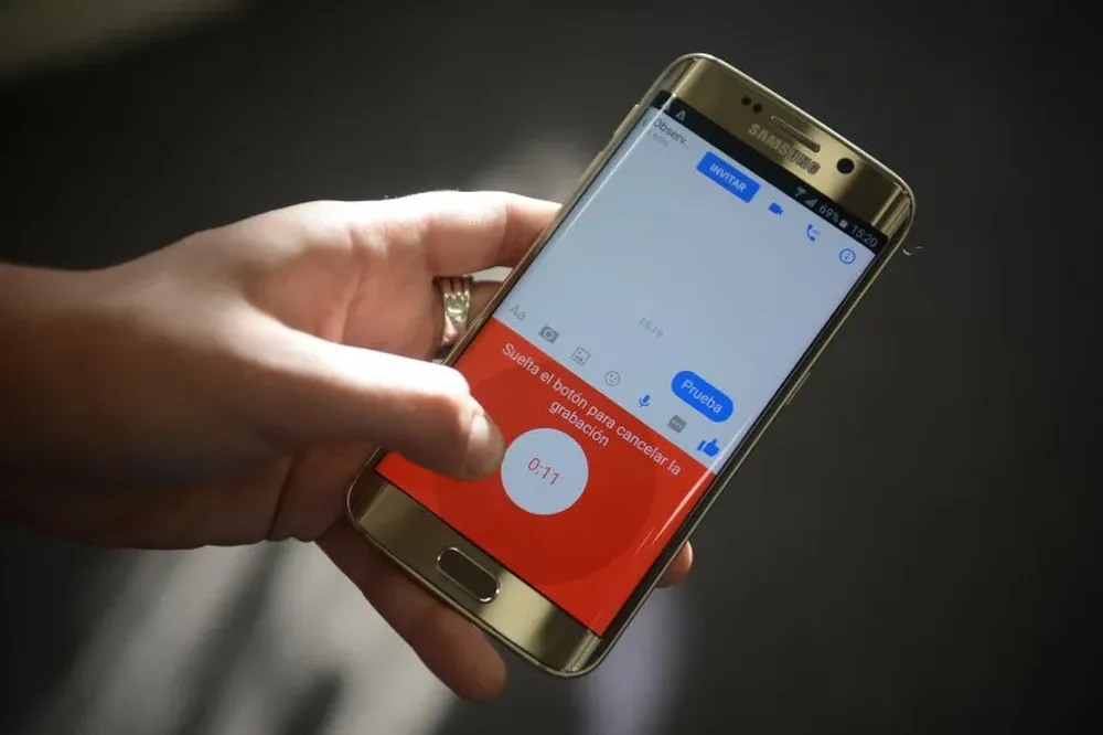 Así se ven los mensajes de voz de Facebook Messenger