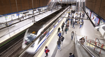 El Metro de Madrid funciona con normalidad.