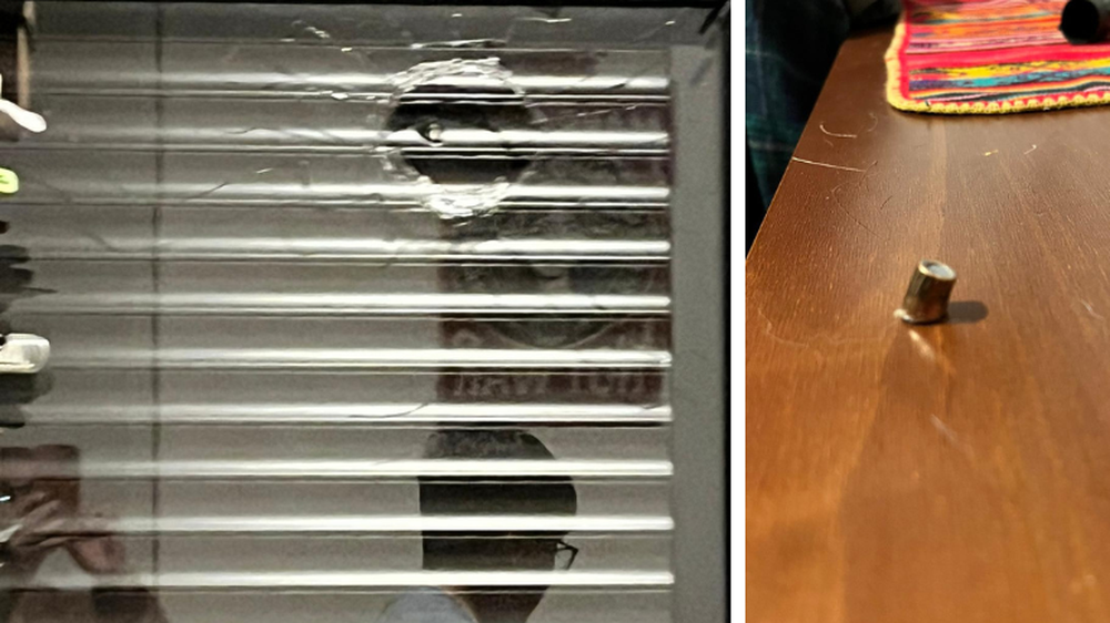 La bala ingresó por la ventana&nbsp;