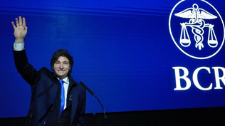 El presidente de la Nación, Javier Milei, celebró el 141° aniversario de la Bolsa de Comercio de Rosario