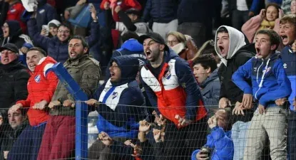 Así festejaron los hinchas de Nacional su triunfo