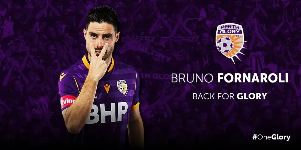 Fornaroli cuando arregló en el Perth Glory