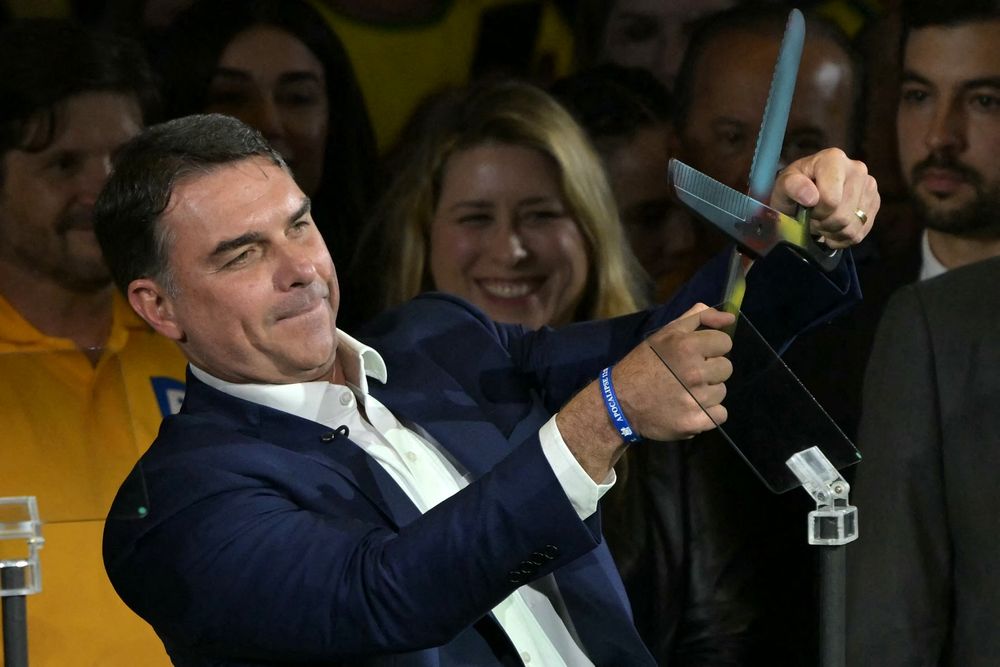 Lanzamiento de campaña de&nbsp;Flávio Bolsonaro