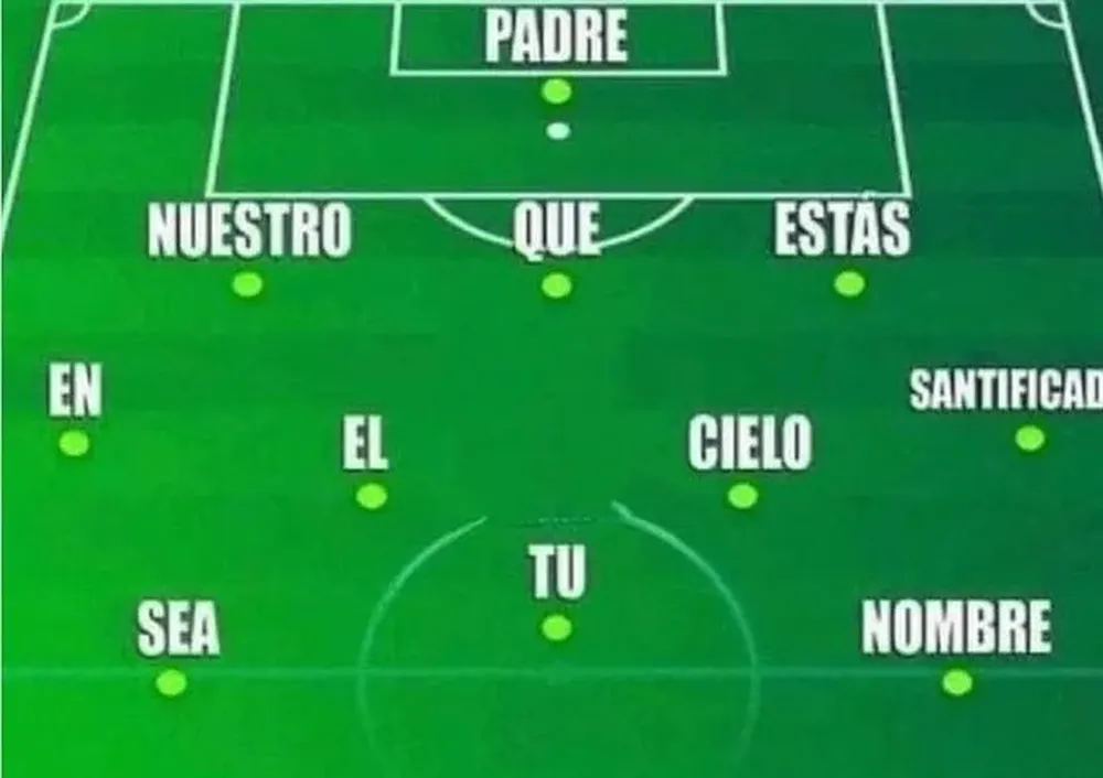 La alineación mexicana ante Argentina, según una publicación.