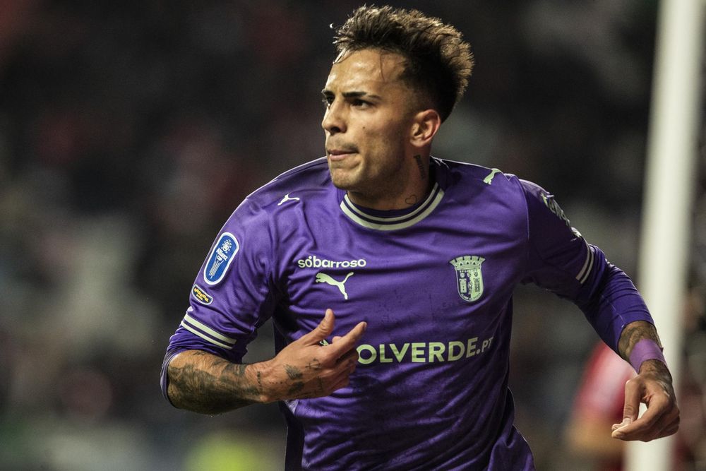 Rodrigo Zalazar en el Sporting Braga de Portugal. (Archivo)