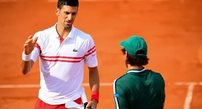 El saludo de Nole y Cuevas