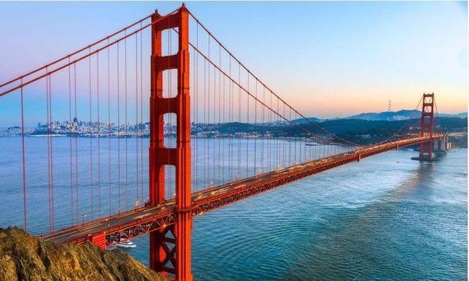 El puente Golden Gate, en la bahía de San Francisco, California.&nbsp;
