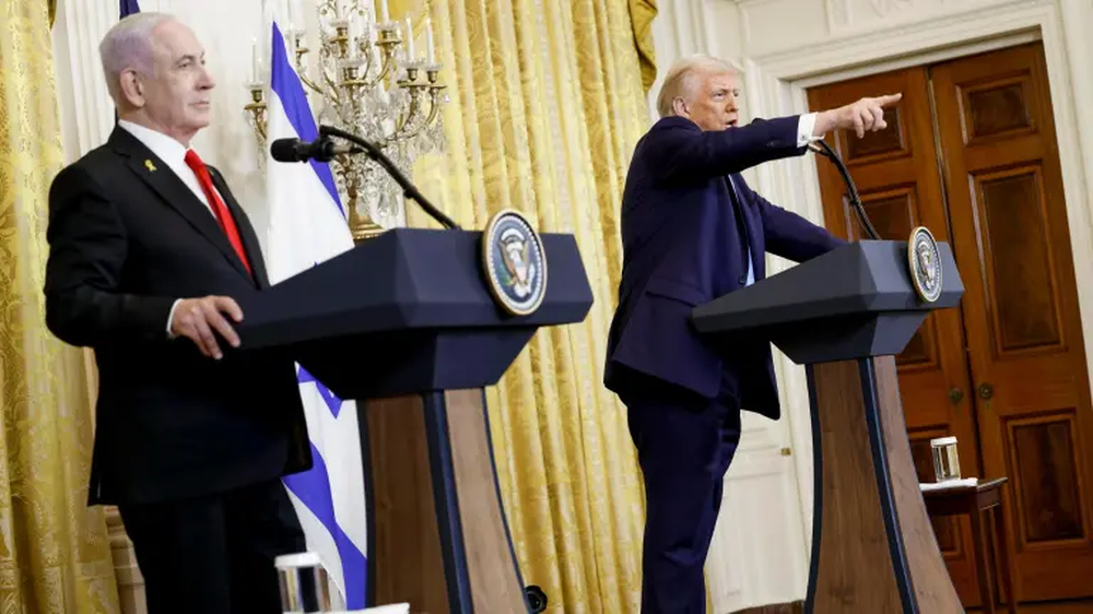 Donald Trump y Benjamin Netanyahu en la Casa Blanca.