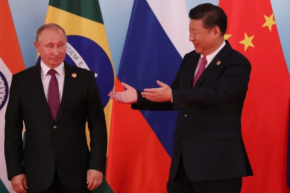 Archivo. Los presidentes de Rusia y China, Vladimir Putin y Xi Jinping