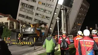 Terremoto sacudió Taiwán y hay dos muertos y más de 100 personas atrapadas en edificios