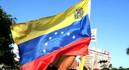 Venezolanos durante una protesta en 2019