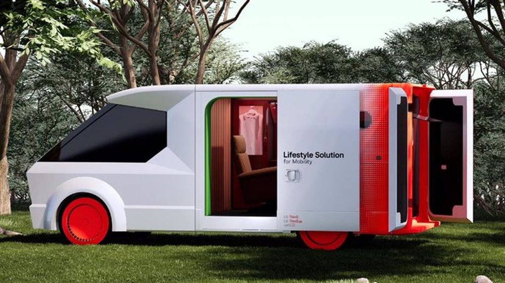 La camioneta que presentará LG en la CES 2025