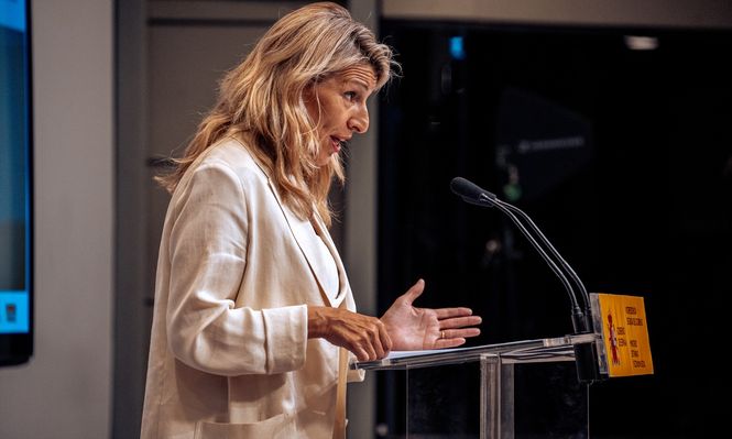 La vicepresidenta segunda Yolanda Díaz ha criticado duramente al presidente argentino Javier Milei.&nbsp;
