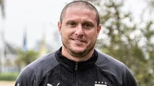 Diego Pérez, entrenador de la selección de Uruguay integrada por futbolistas que juegan en el medio