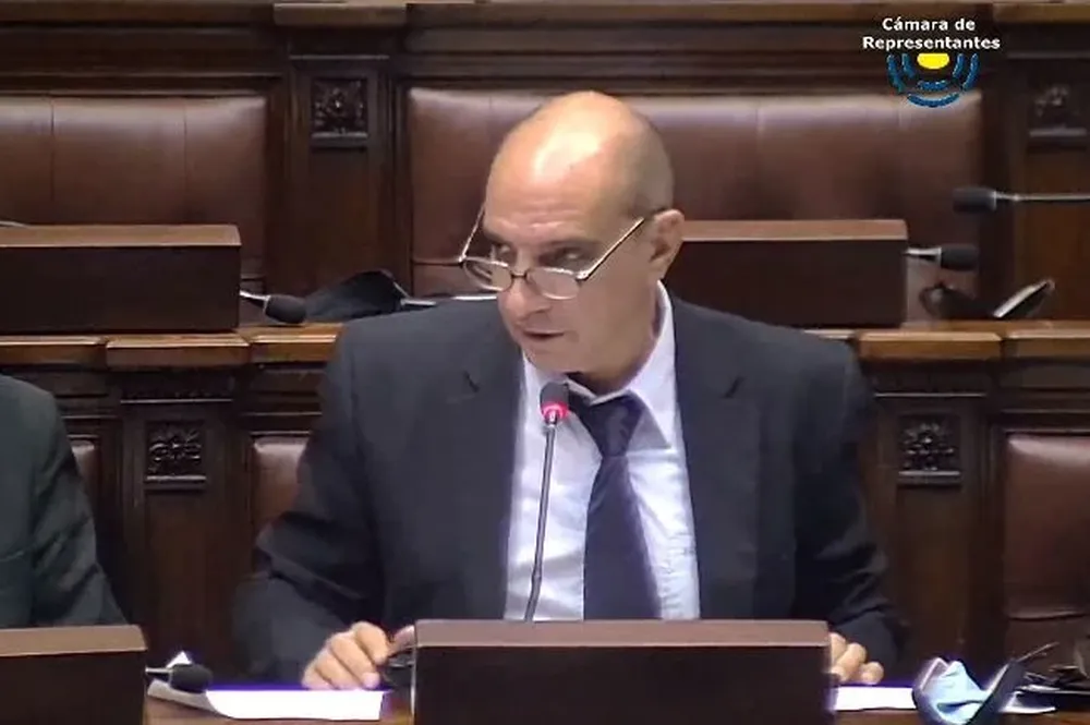 Daniel Radío en el Parlamento