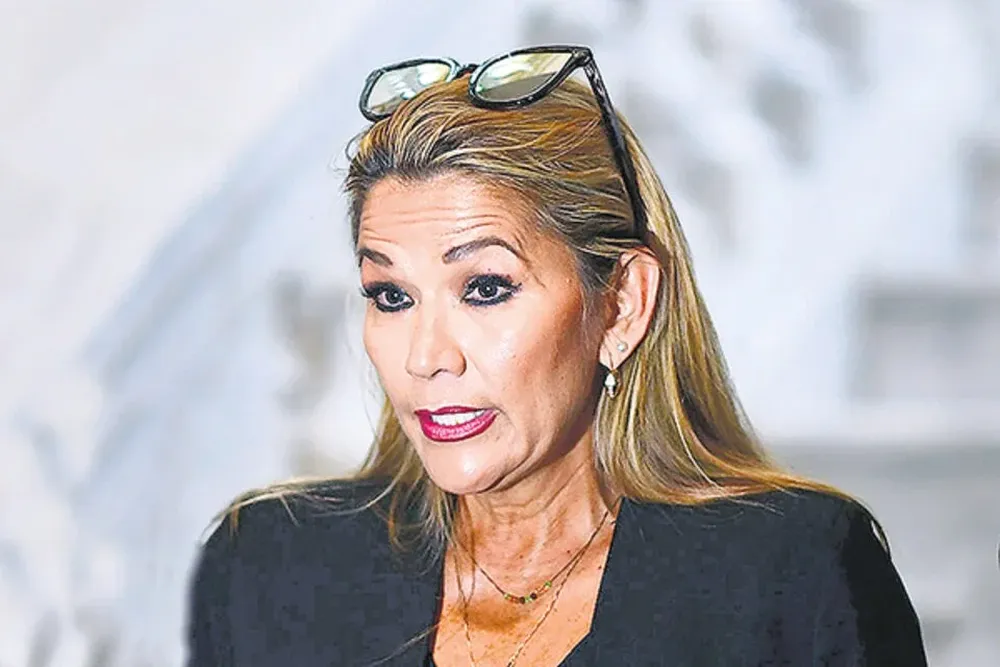Jeanine Añez, expresidenta interina de Bolivia hoy presa y condenada por una masacre en 2019.