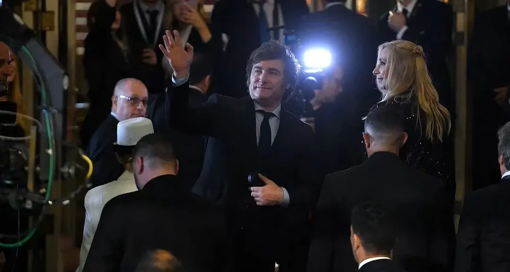 La gala cerró la jornada de asunción del presidente