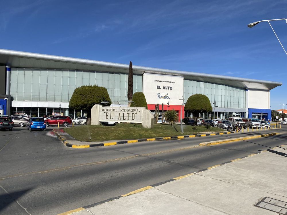 Aeropuerto de El Alto, donde detuvieron a las uruguayas con marihuana