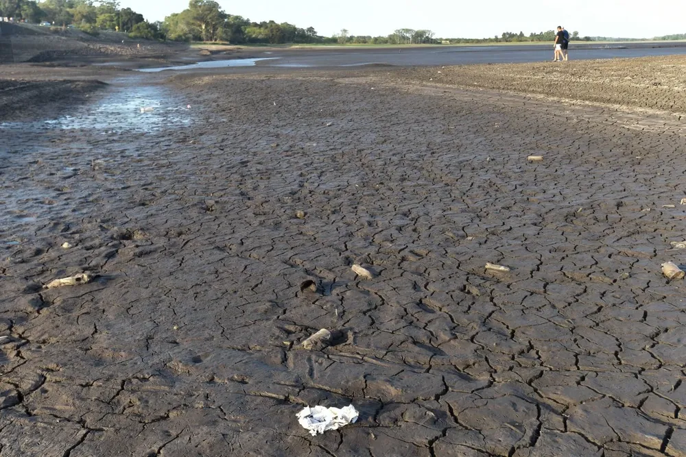 Embalse de Canelón Grande seco