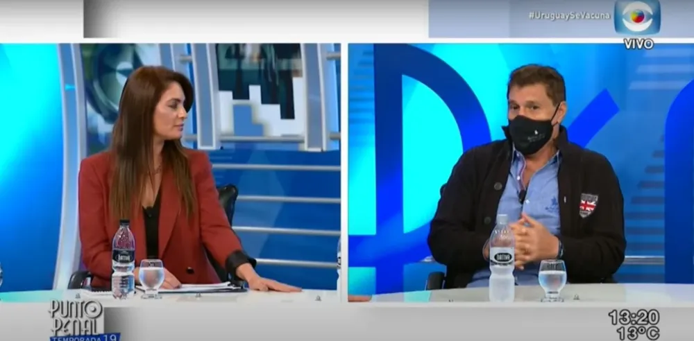 El cruce entre Juan Ramón Carrasco y Ana Inés Martínez