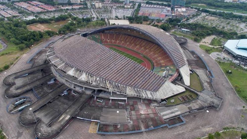 El viejo Estadio Shah Alam de Malasia El viejo Estadio Shah Alam de Malasia