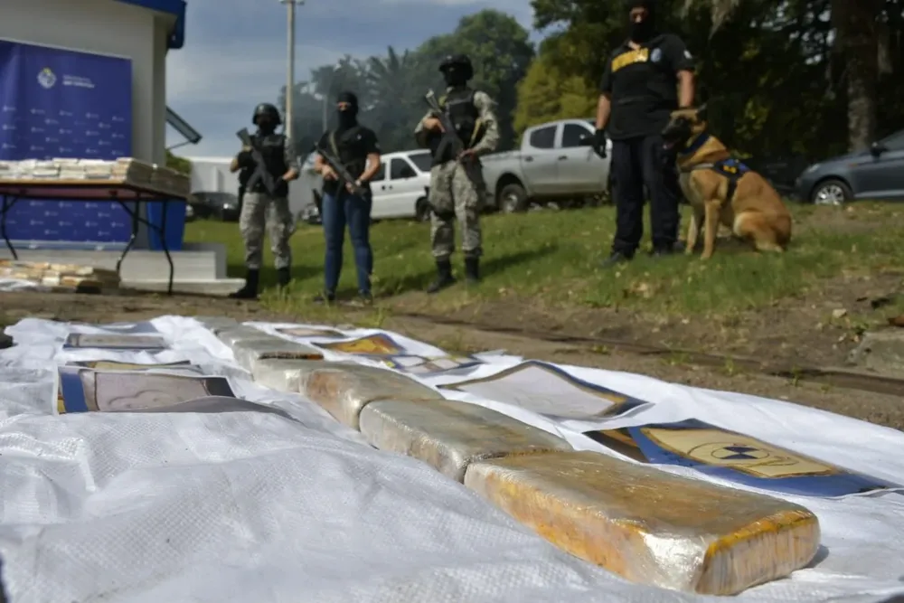 La droga incautada tenía como destino Europa