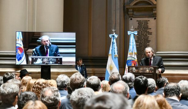 Juan Carlos Maqueda se despidió de la Corte Suprema
