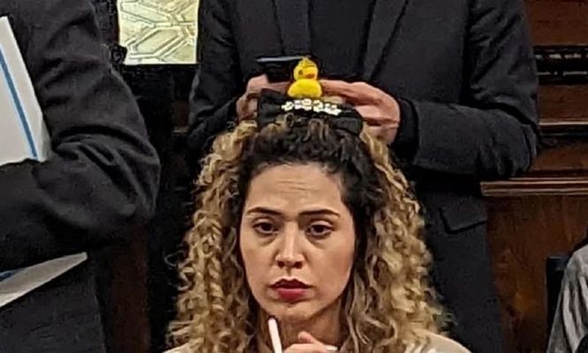 La diputada de La Libertad Avanza fue el foco de todas las miradas.