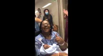 Gimena Abelino y su bebé Joaquín fueron dados de alta a un mes de su nacimiento