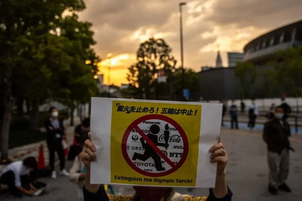 Manifestaciones en contra de los juegos