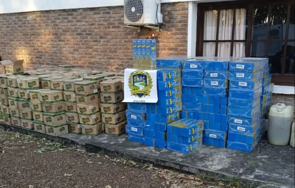 Incautación de mercadería de contrabando desde Argentina