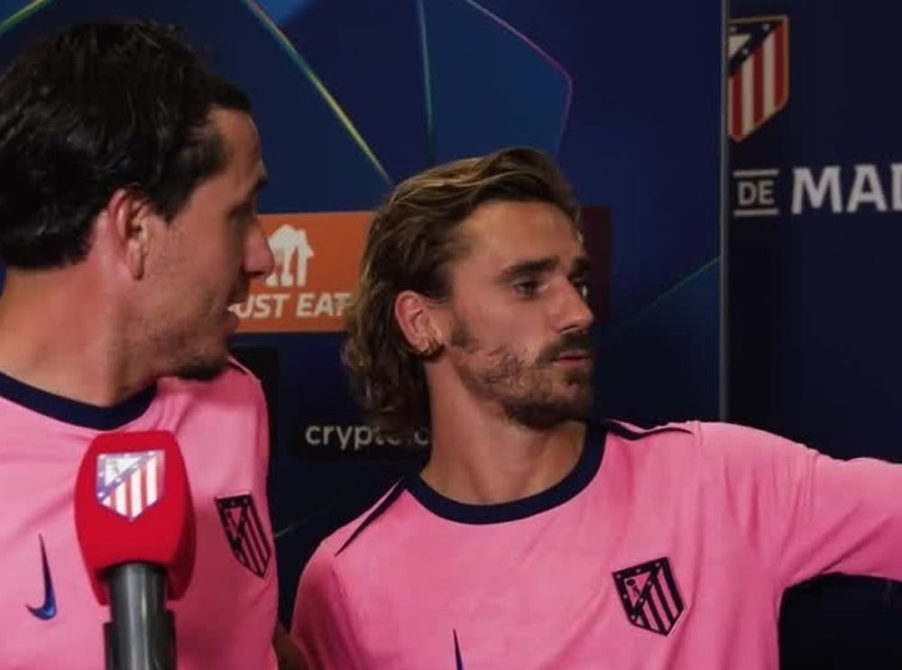 Las bromas de José María Giménez y Antoine Griezmann