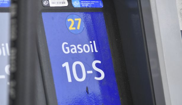 Surtidor de gasoil especial en estación de servicio