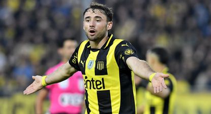 Pedro Milans con Peñarol