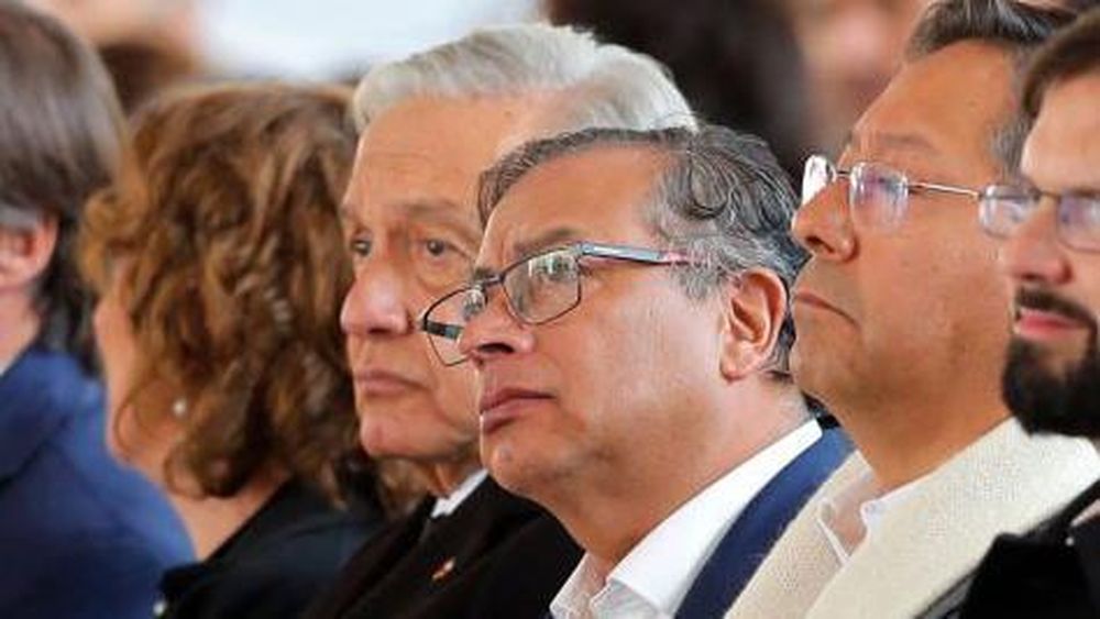 Andrés Manuel López Obrador, Gustavo Petro y Luis Arce, tres de los líderes latinoamericanos que defendieron a Cristina Kirchner en su momento.