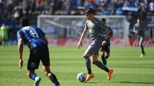 Valentín Rodríguez en la última visita de Peñarol a Belvedere, 1-0, gol de Mansilla