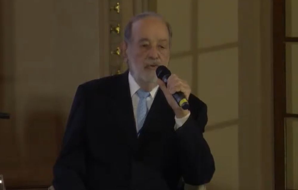 Carlos Slim en la Fundación del Círculo de Montevideo