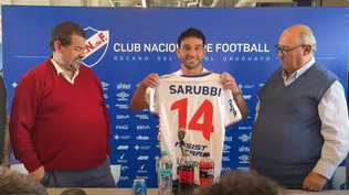 La presentación de Nicolás Lodeiro