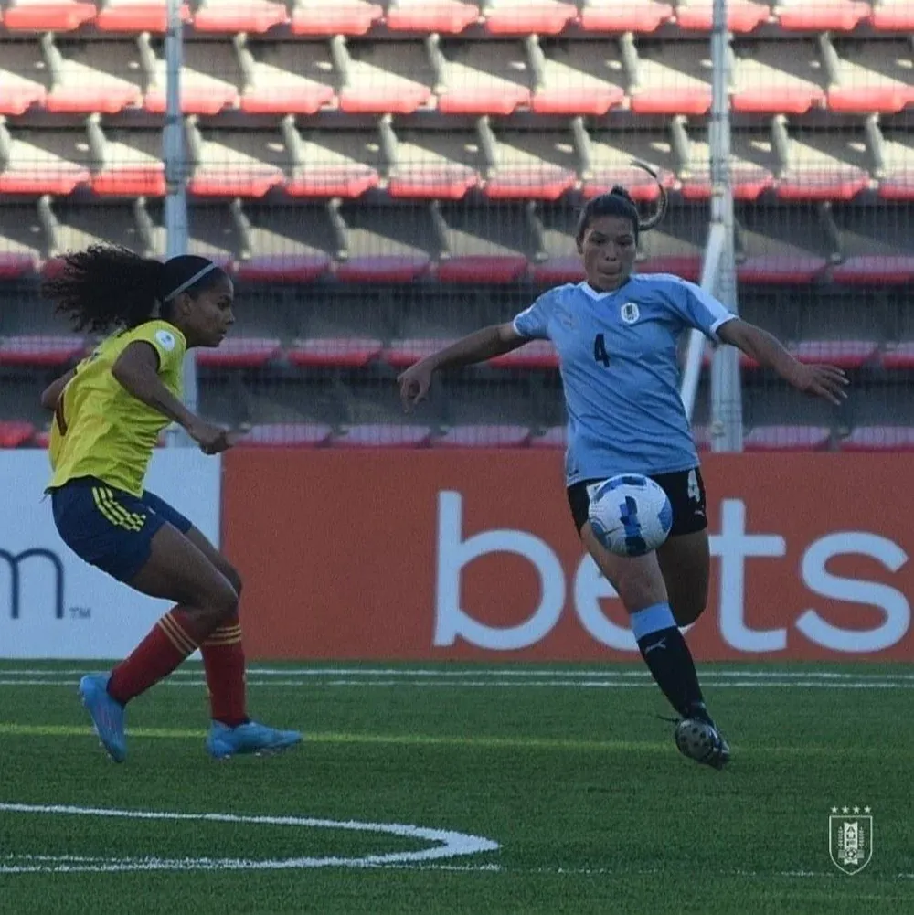 Florencia Méndez, la mejor de Uruguay contra Colombia