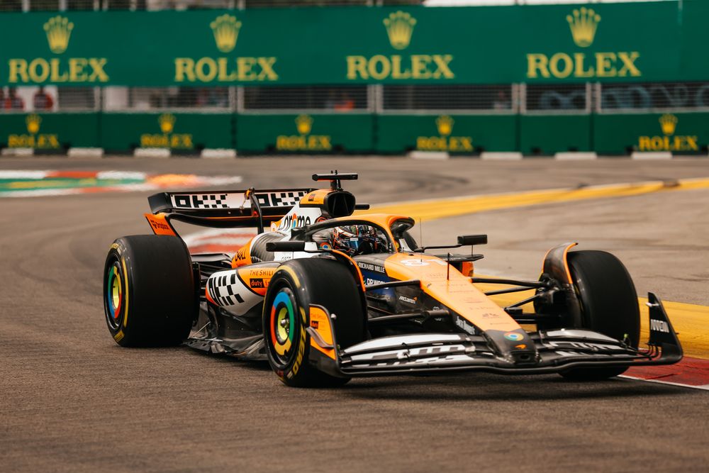 Lando Norris, el más rápido de la FP3.