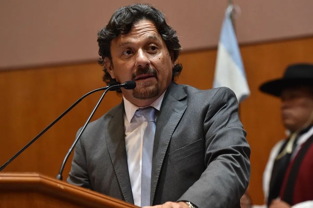 El gobernador salteño Gustavo Sáenz.