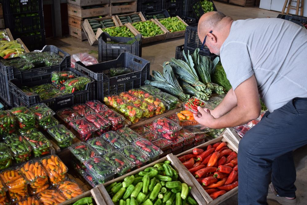 Lista Inteligente: ajíes catalanes, de producción local, en el conjunto de productos recomendados.