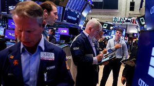 Traders en la Bolsa de Nueva York. EXPANSION