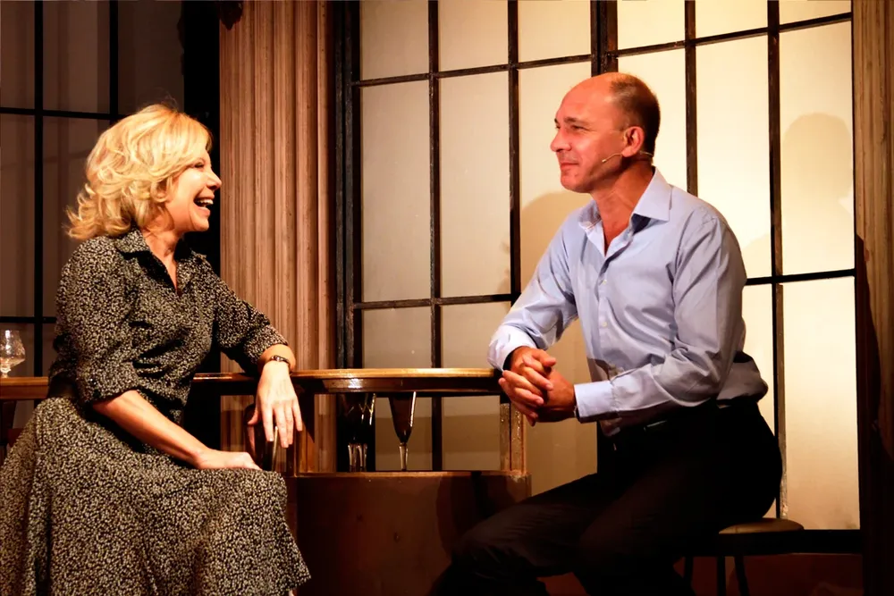 Darío Grandinetti y Cecilia Roth en Una relación pornográfica