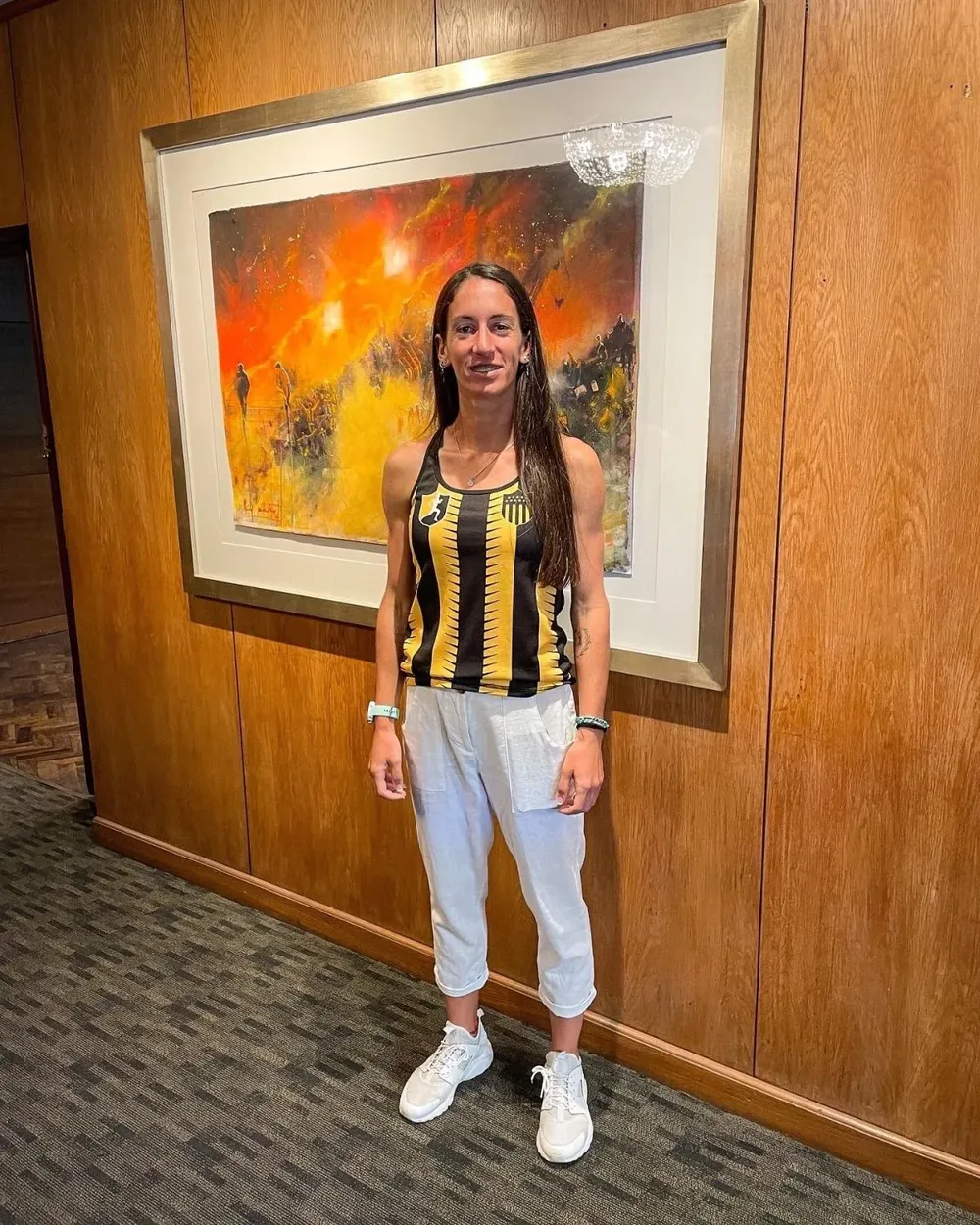 Pía Fernández fue presentada como nueva atleta de Peñarol