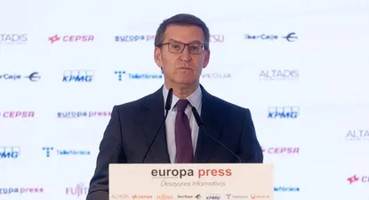El líder del PP, Alberto Núñez Feijóo-
