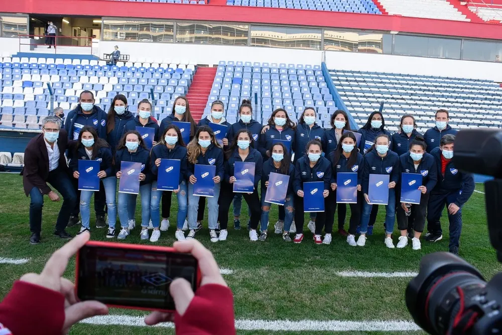 El plantel de Nacional